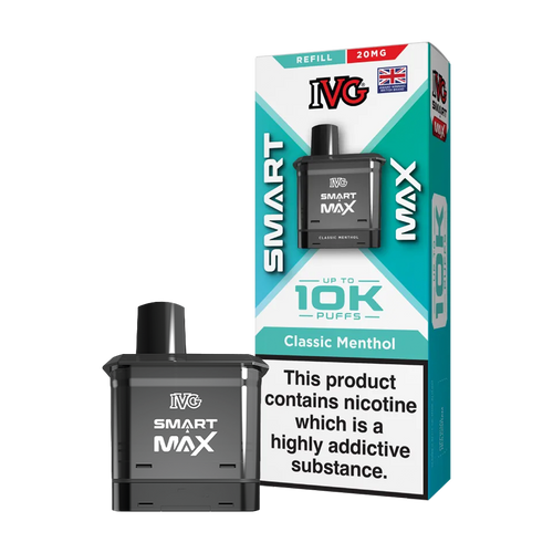 ivg smart max refill classic menthol 20mg