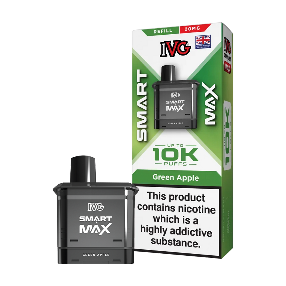 ivg smart max refill green apple