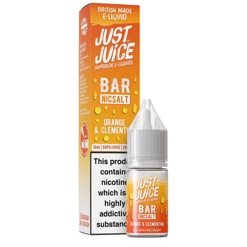 Orange & Clementine Bar Nic Salt by Just Juice 10ml 20mg