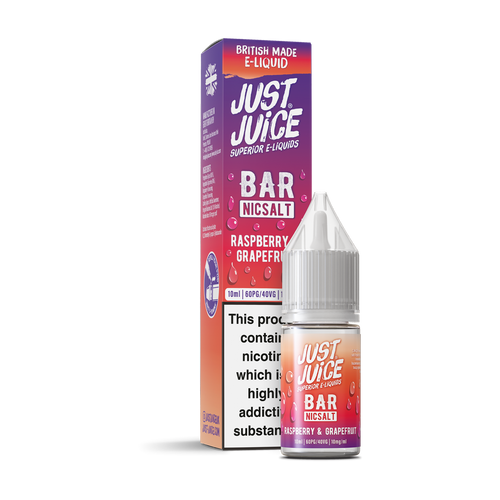 just juice bar raspberry and grapefruit 10mg box uk