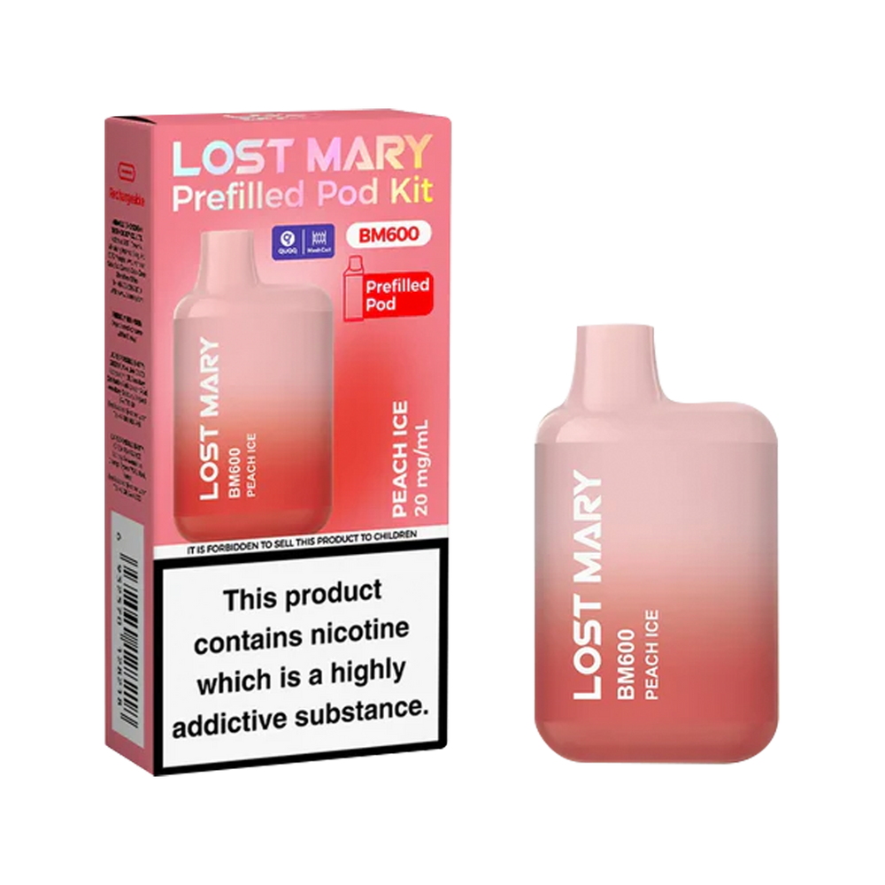 Lost Mary BM600 Prefilled Pod Kit | Rechargeable & Eco-Friendly Ecigwizard Lost Mary BM600 Prefilled Pod Kit | Rechargeable & Eco-Friendly Ecigwizard