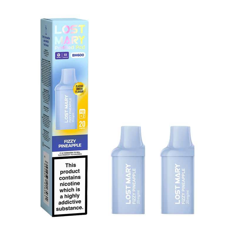 lost mary bm600 pods fizzy pineapple