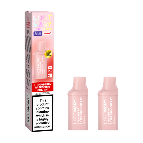 lost mary bm600 pods strawberry raspberry cherry