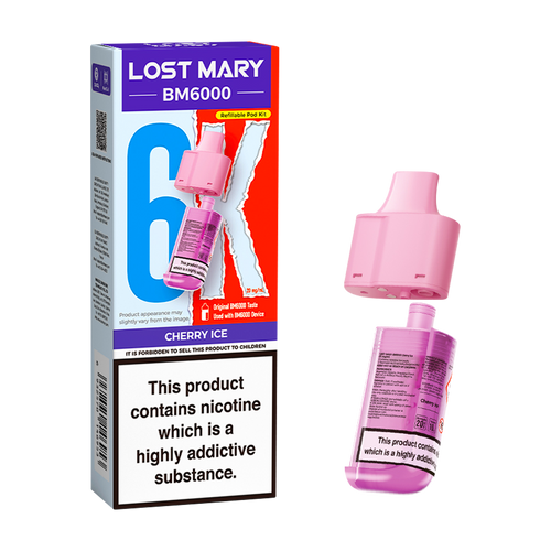 Red Apple Ice Lost Mary BM6000 Refill Pack | Prefilled Pod Ecigwizard Red Apple Ice Lost Mary BM6000 Refill Pack | Prefilled Pod Ecigwizard
