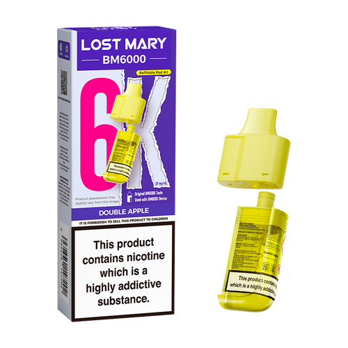 Fizzy Cherry Lost Mary BM6000 Refill Pack Ecigwizard Fizzy Cherry Lost Mary BM6000 Refill Pack Ecigwizard