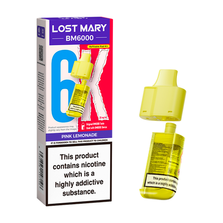 lost mary vape pink lemonade BM6000 Refill Pack – Ecigwizard Variation:Lemon cloud nurds ejuice Frozen Watermelon Flum Mello