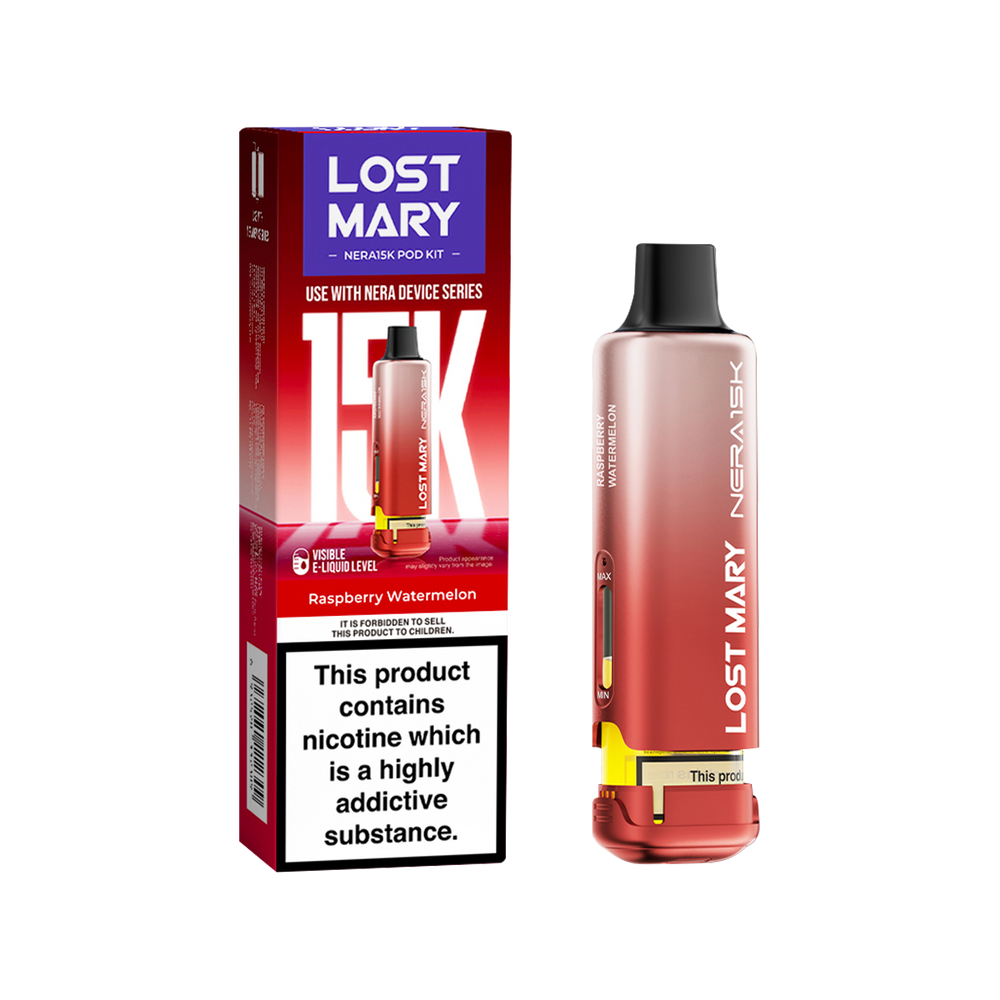 Raspberry Watermelon Lost Mary NERA15K Refill Pack