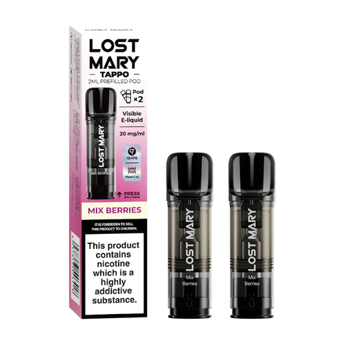 lost mary tappo pods pack of 2 mix berries new