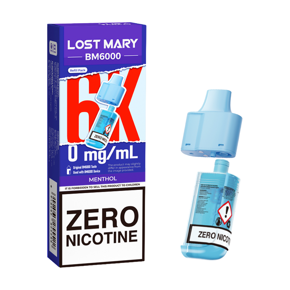 Menthol Lost Mary BM6000 Refill Pack