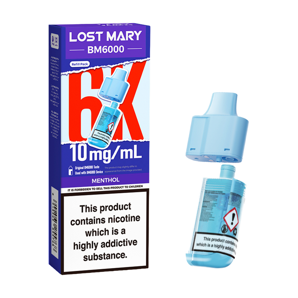 Menthol Lost Mary BM6000 Refill Pack