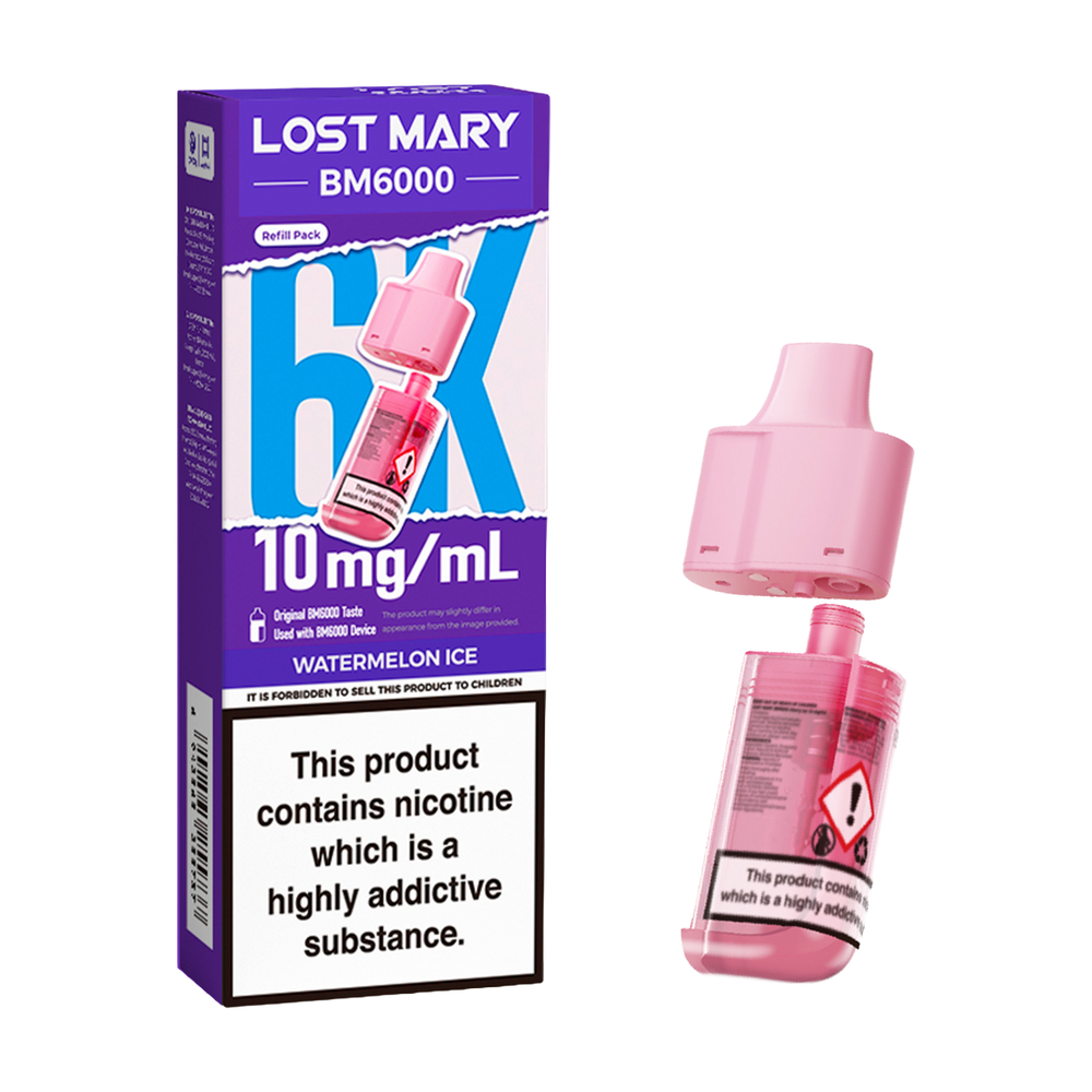Watermelon Ice Lost Mary BM6000 Refill Pack