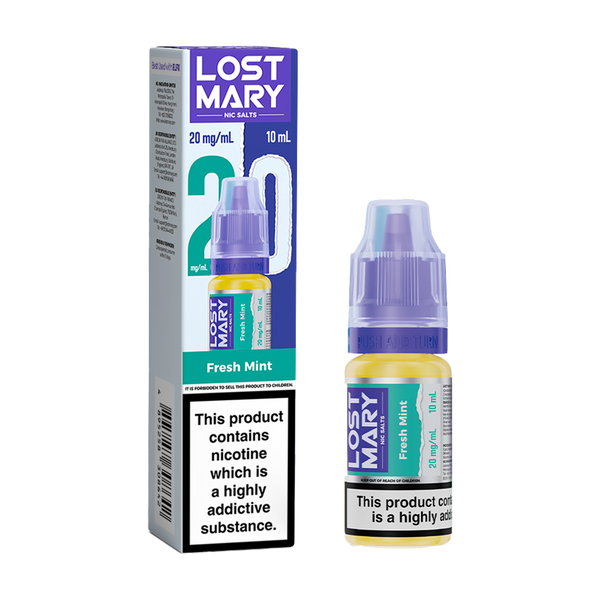 fresh mint vape juice Fresh Mint Lost Mary Nic Salt E-Liquid