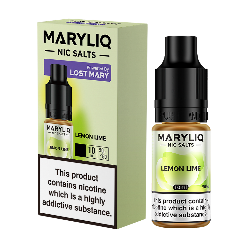lemon sparkling wine lost mary flavor Lemon Lime Maryliq Nic Salt by Lost Mary