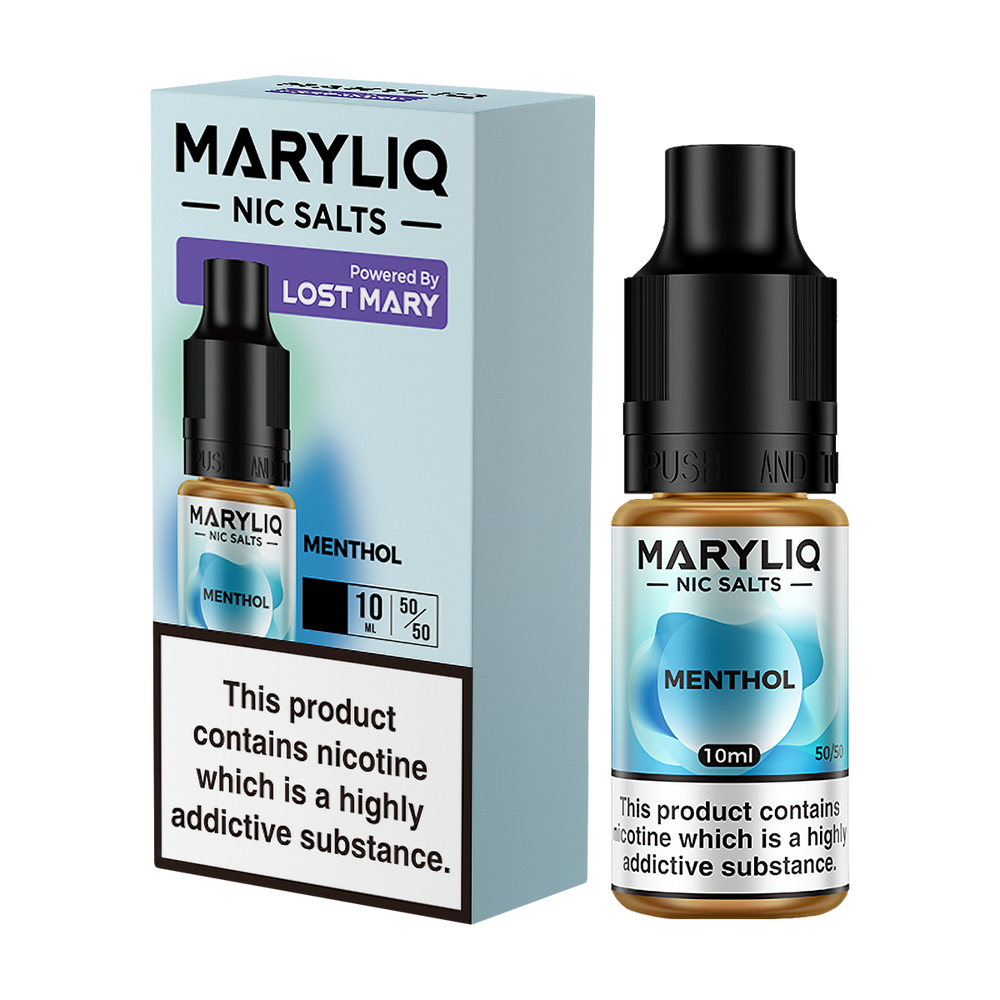 lost mary vape liquid Menthol Maryliq Nic Salt by Lost Mary