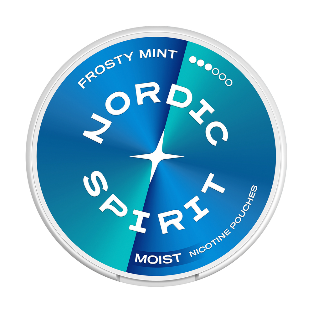 Frosty Mint Nordic Spirit Nicotine Pouches frost mint strong