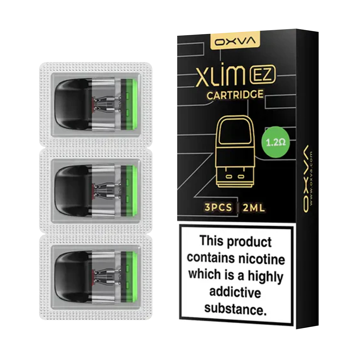 oxva xlim v2 pods 1.2 OXVA Xlim V2 Replacement Pods 1.2Ohm main image 1