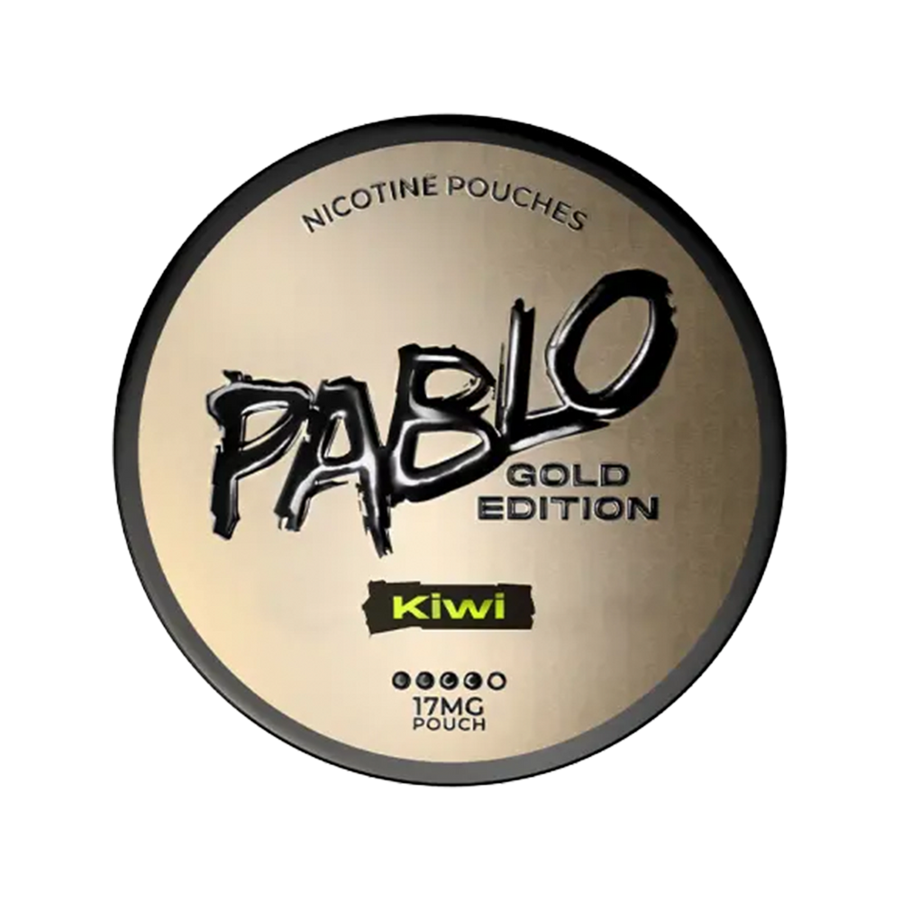 pablo exclusive nicotine pouches gold edition kiwi