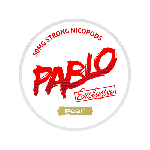 pablo exclusive nicotine pouches pear