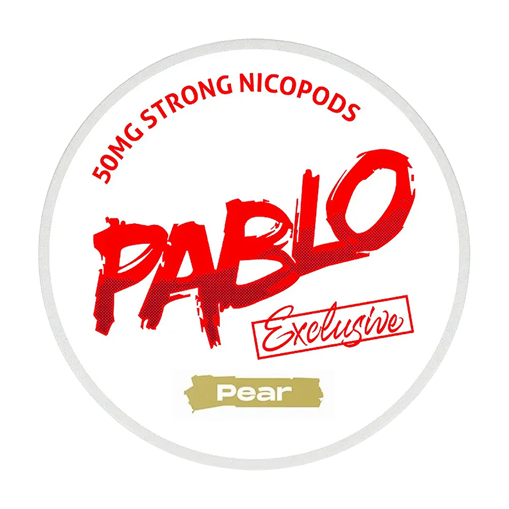pablo exclusive nicotine pouches pear