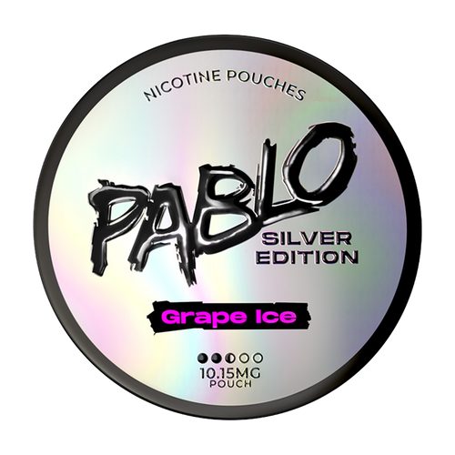 pablo nicotine pouches silver edition grape ice