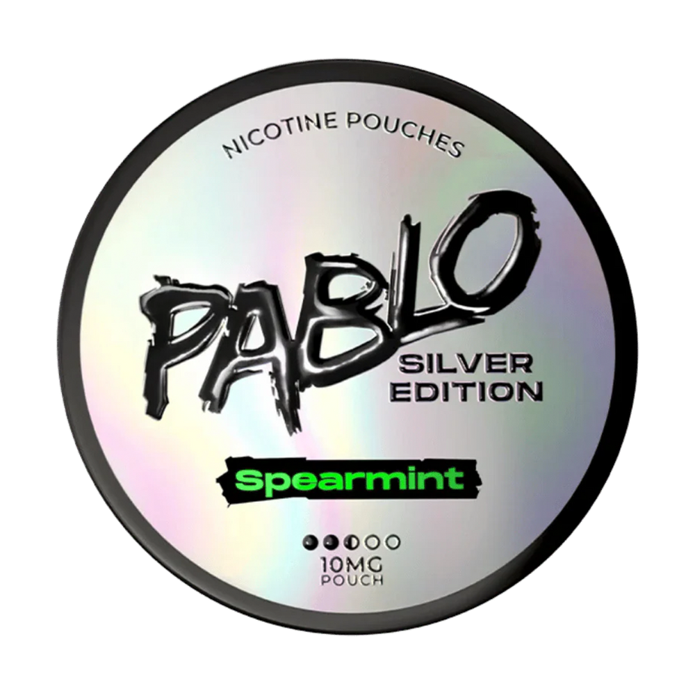 pablo nicotine pouches silver edition spearmint