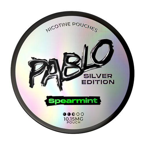 pablo nicotine pouches silver edition spearmint
