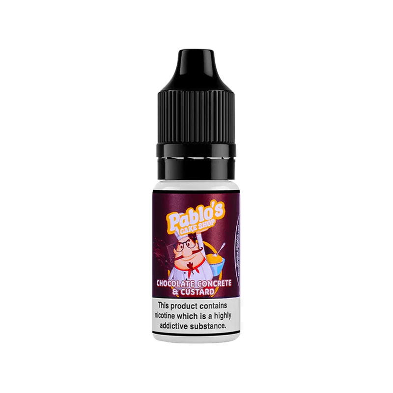 Chocolate Concrete & Custard Nic Salt by Pablos Cake Shop