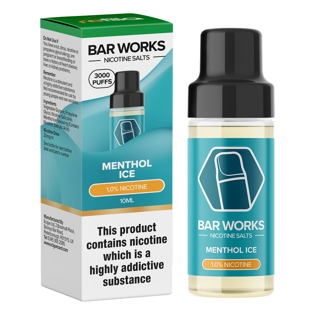 ice menthol vape juice Nic Salt by Refilla 2.1 - 5.0ml Flavour:Summer Dream Juicy Peach Ice Geek