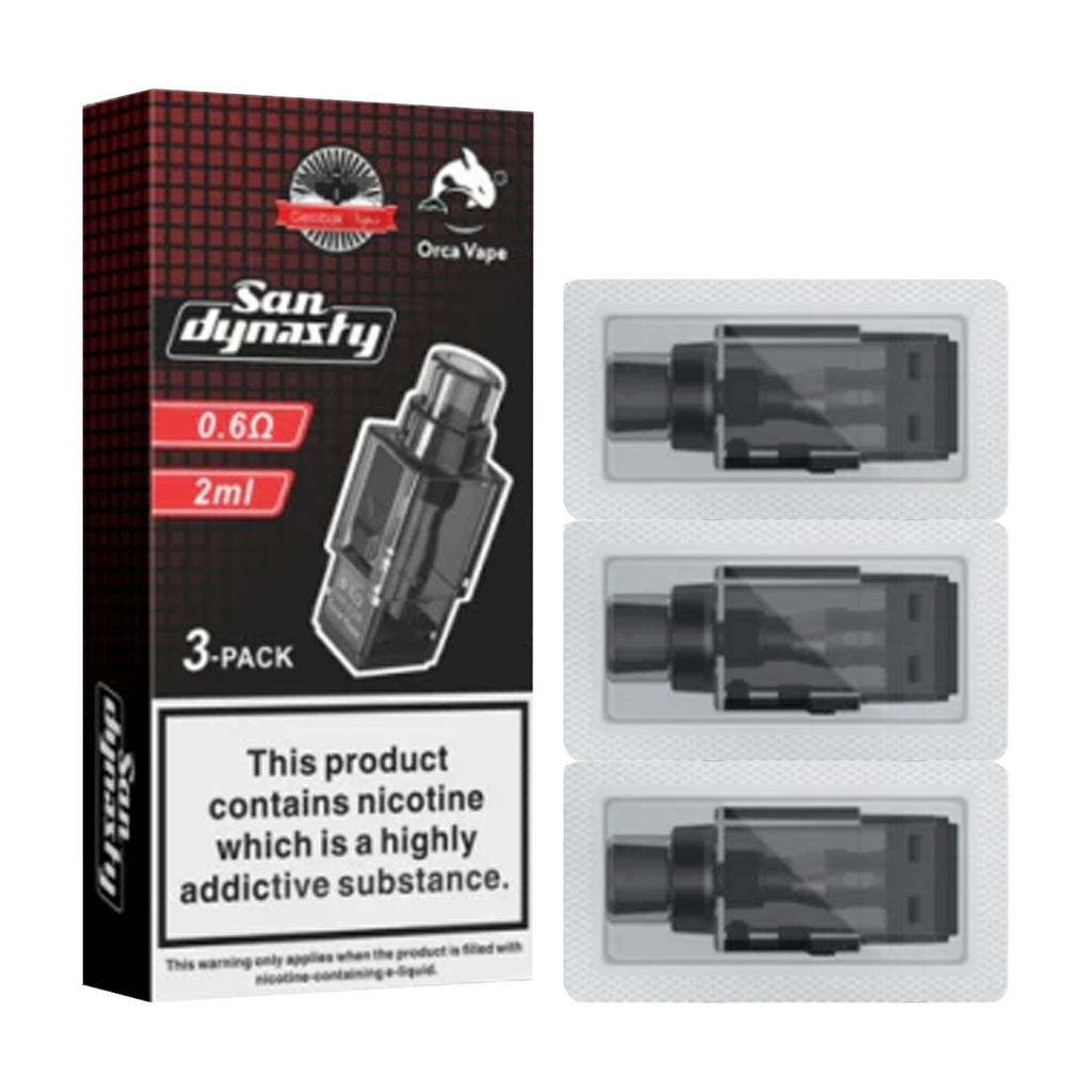 San Dynasty Pods By Orca Vape X Gerobak | Pack Of 3 Ecigwizard San Dynasty Pods By Orca Vape X Gerobak | Pack Of 3 Ecigwizard