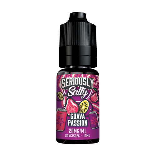 seriously salty guava passion nic salt 10ml