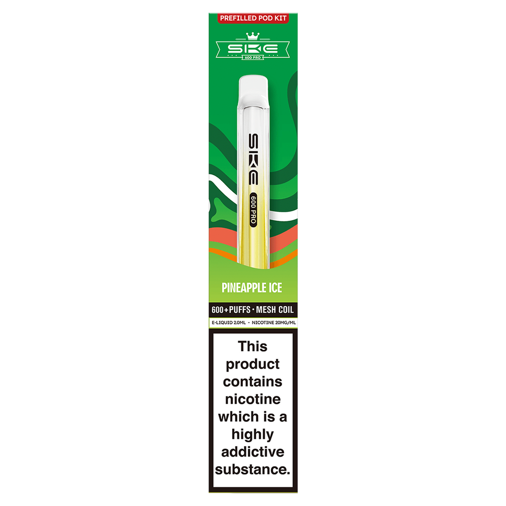 SKE 600 Pro Prefilled Pod Kit | Rechargeable & Eco-Friendly Ecigwizard SKE 600 Pro Prefilled Pod Kit | Rechargeable & Eco-Friendly Ecigwizard