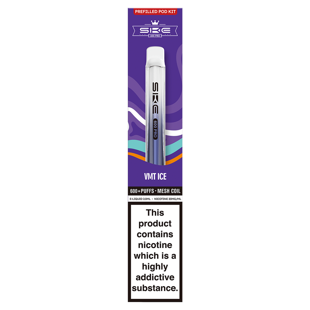 SKE 600 Pro Prefilled Pod Kit | Rechargeable & Eco-Friendly Ecigwizard SKE 600 Pro Prefilled Pod Kit | Rechargeable & Eco-Friendly Ecigwizard