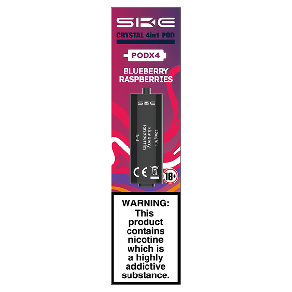 Blueberry Raspberries SKE Crystal 4in1 Pods | Vape Pods