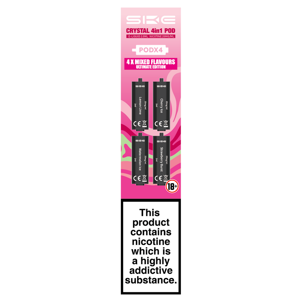 ske vape pods Ultimate Edition SKE Crystal 4in1 Pods