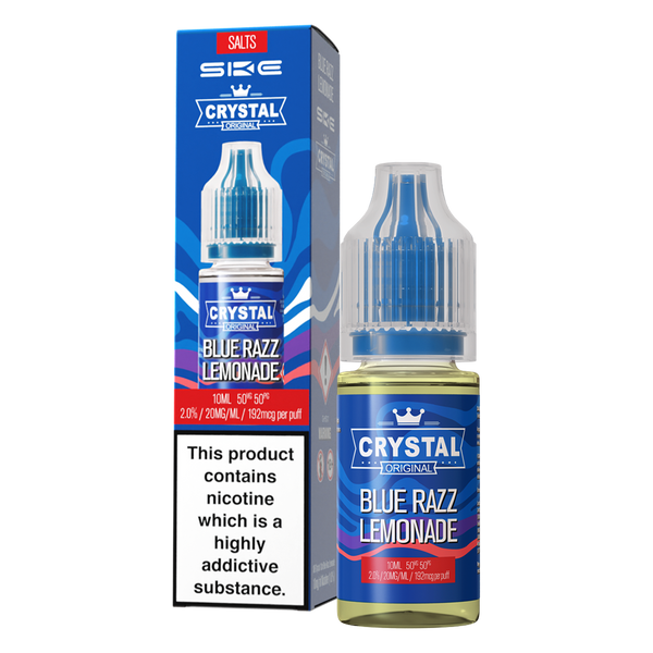 blue razz crystal vape Blue Razz Lemonade Nic Salt by SKE Crystal 10ml