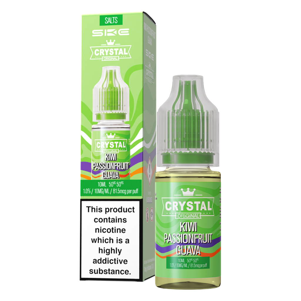 Kiwi Passionfruit Guava Nic Salt by SKE Crystal 10ml
