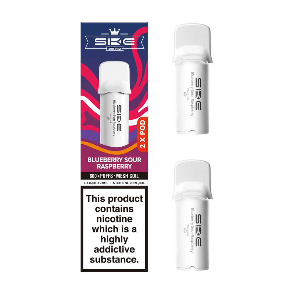 ske 600 pro pods blueberry sour raspberry