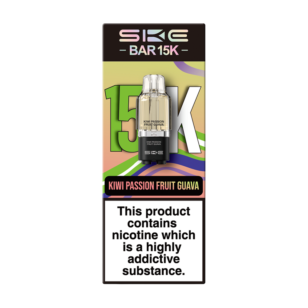 ske bar 15k pods kiwi passion fruit guava