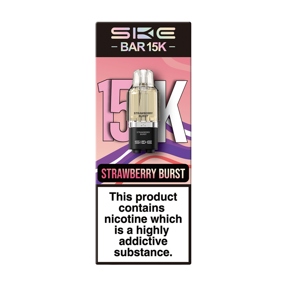 ske bar 15k pods strawberry burst