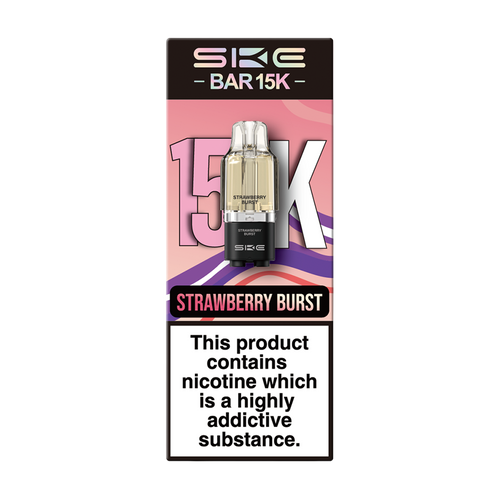 ske bar 15k pods strawberry burst