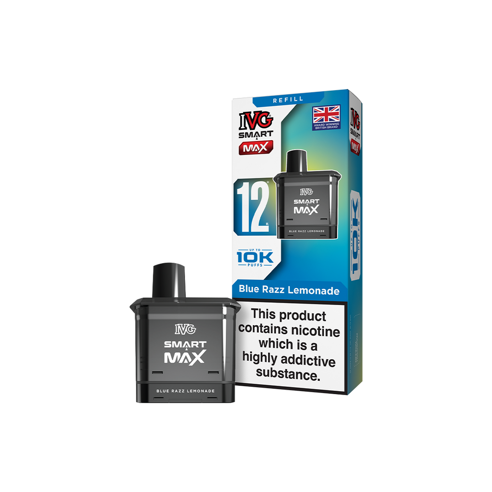 smart max refill blue razz lemonade