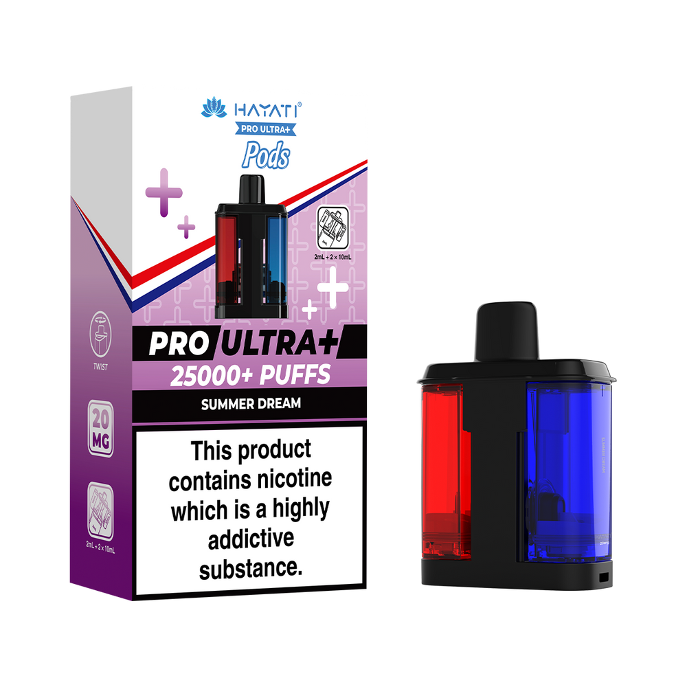 Hayati Twist Summer Dream Hayati Twist 5000 Disposable Vape Kit Hayati Pro Ultra Plus Summer Dream - 25000 Puffs - 20mg Nicotine Hayati Twist Summer Dream Hayati Twist 5000 Disposable Vape Kit Hayati Pro Ultra Plus Summer Dream - 25000 Puffs - 20mg Nicotine