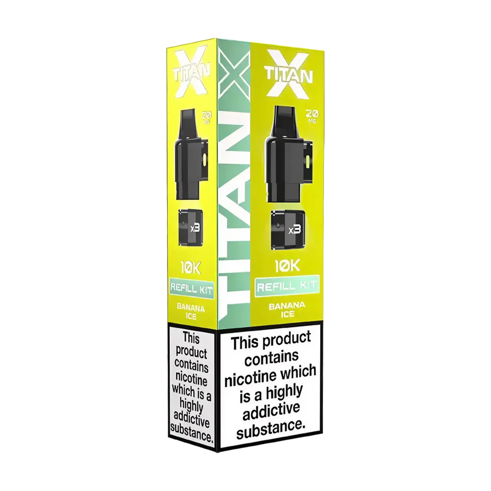 titan x prefilled pods banana ice