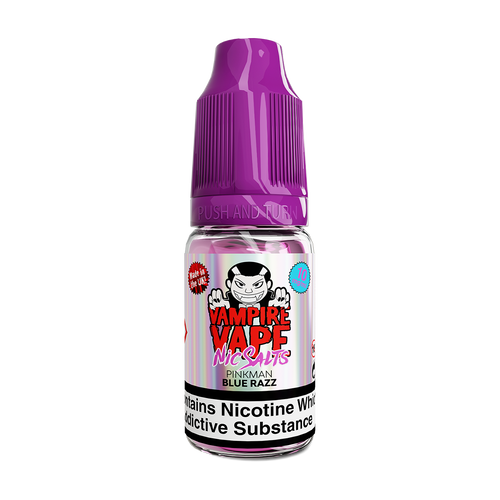 Pinkman Blue Razz Nic Salt by Vampire Vape 10ml 10mg