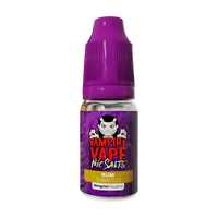 vampire vape 10ml nic salts collection rum tobacco