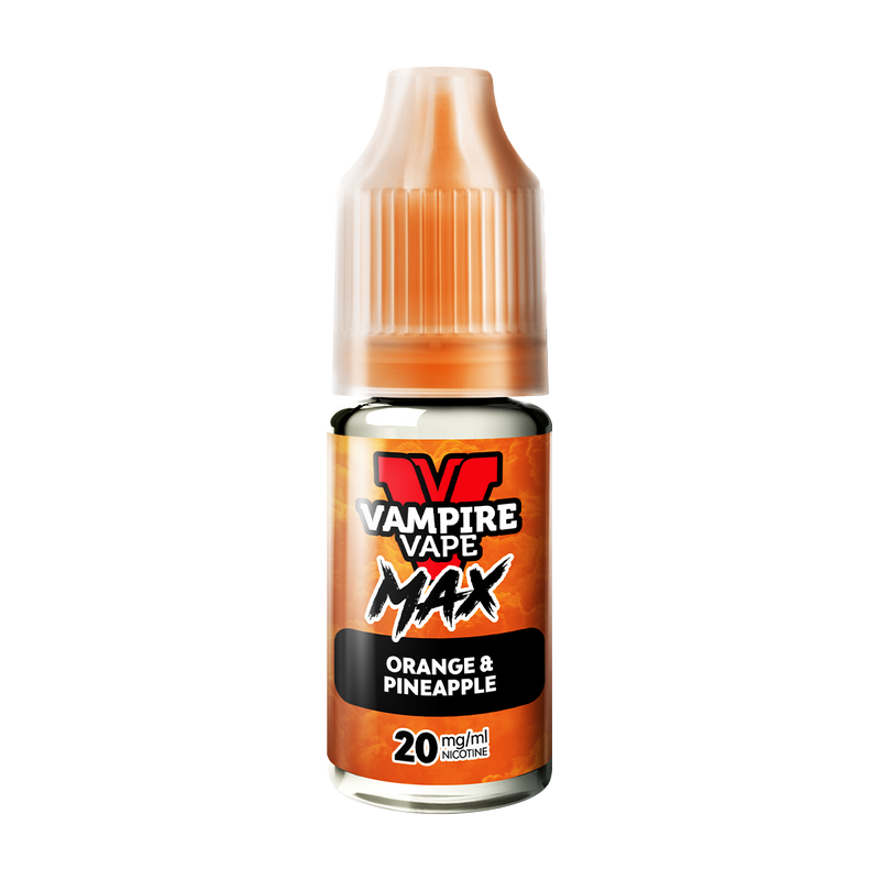 vampire vape max nic salt orange and pineapple