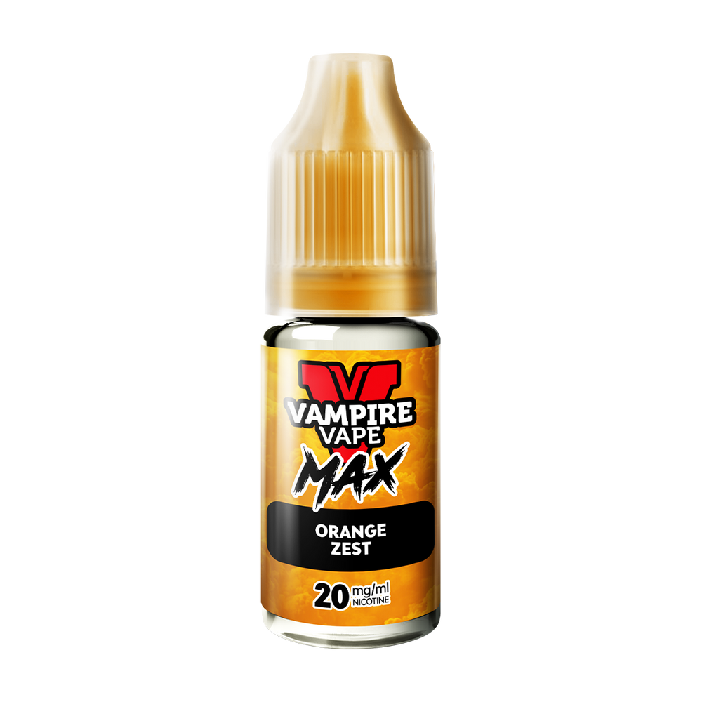 elfbar nachfüll pod läuft aus Orange Zest Vampire Vape Max Nic Salt E-Liquid – Ecigwizard
