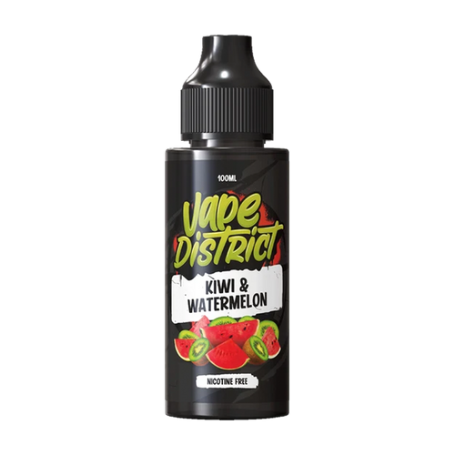 vape district kiwi and watermelon 100ml shortfill