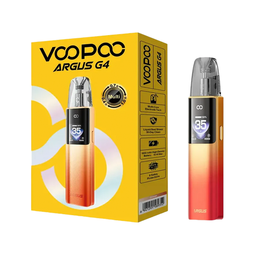 voopoo argus g4 pod kit orange