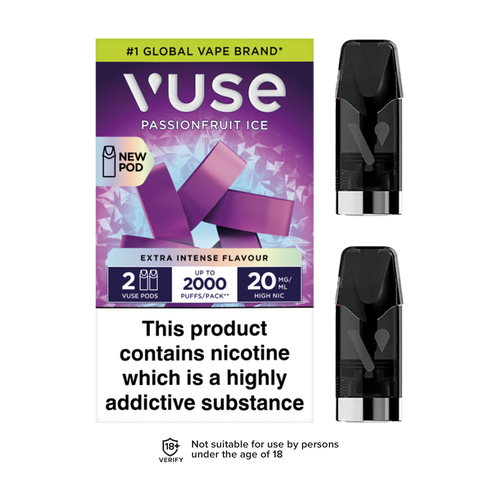 vuse extra intense pods passionfruit Ice 20mg